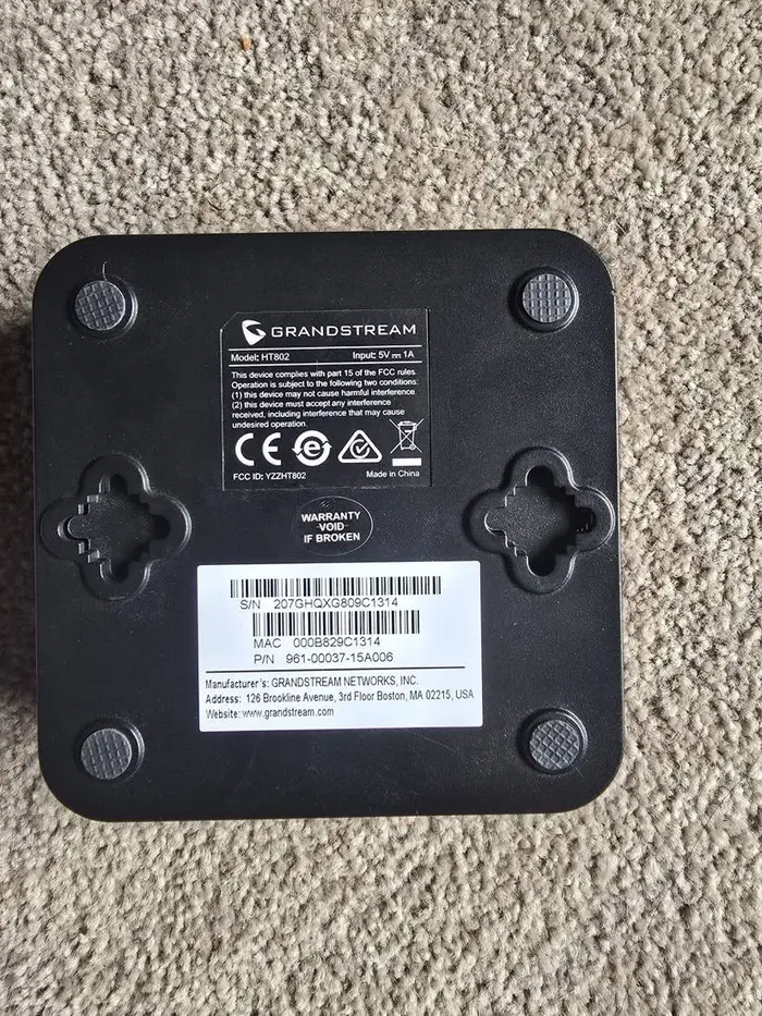 Grandstream HT802 — 2-Port VoIP ATA