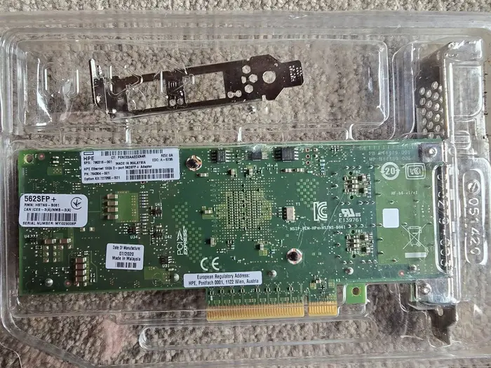 HPE Ethernet 10Gb 2-Port 562SFP+ Adapter